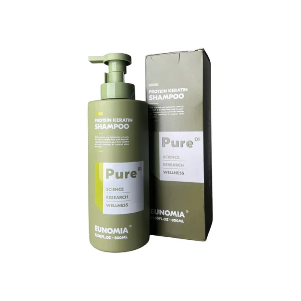 Pure 01 Protein Keratin Shampoo — Strengthening & Repair for Smooth, Healthy Hair