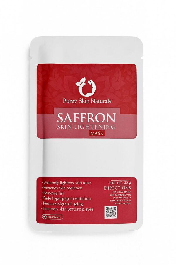 Organic Saffron Skin Polish Mask — Purify, Brighten & Nourish Naturally